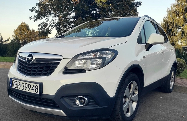 Opel Mokka cena 48500 przebieg: 155000, rok produkcji 2015 z Brzozów małe 704